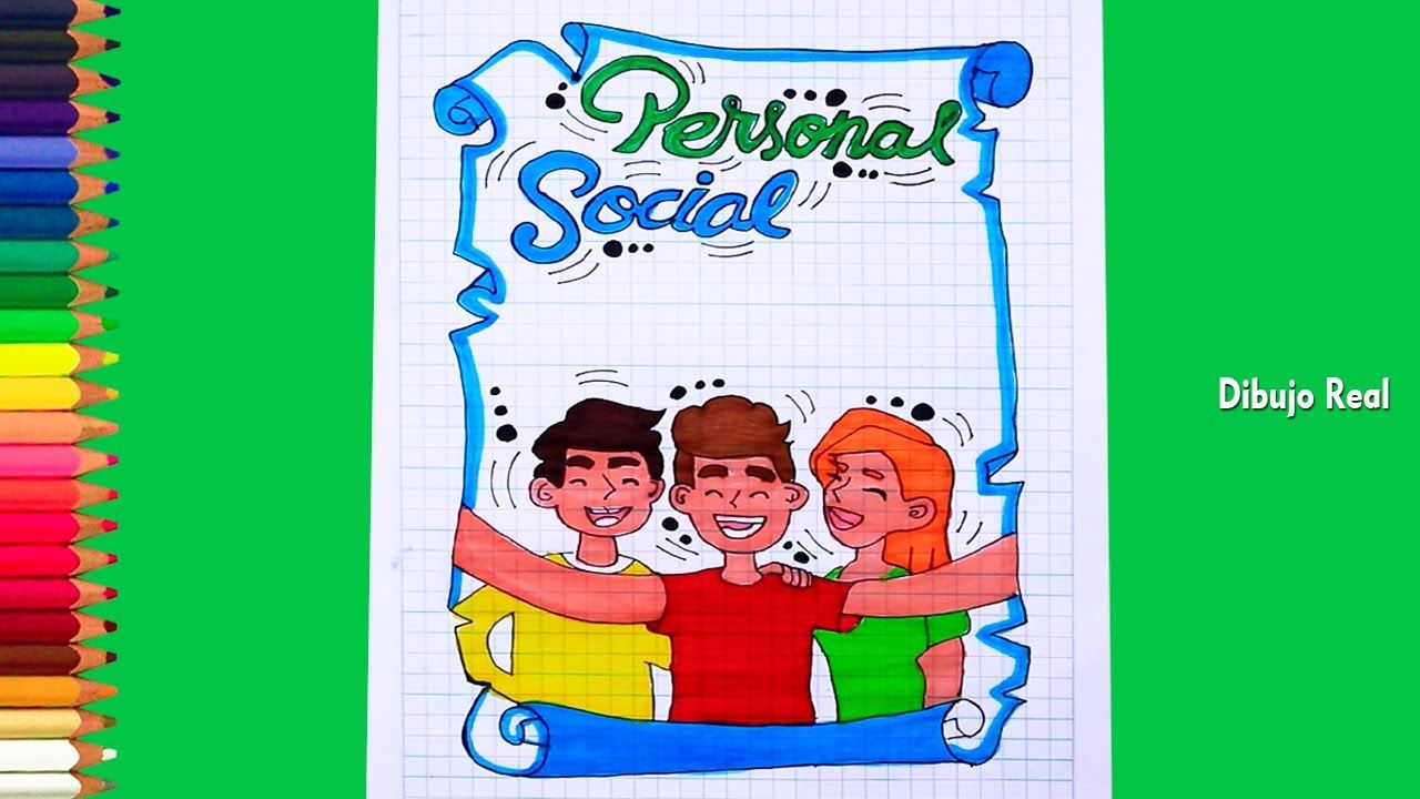 Carátula para cuaderno de Personal Social